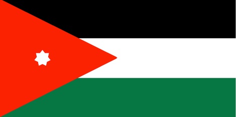vlag jordanie
