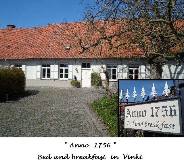Anno 1756 bed and breakfast in Vinkt